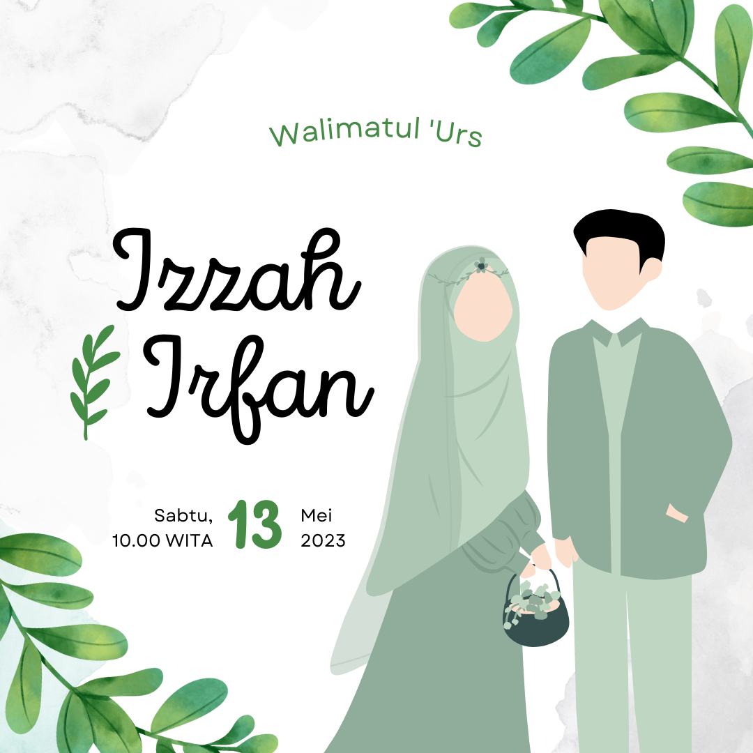 Cover Walimatul 'Urs Izzah Irfan