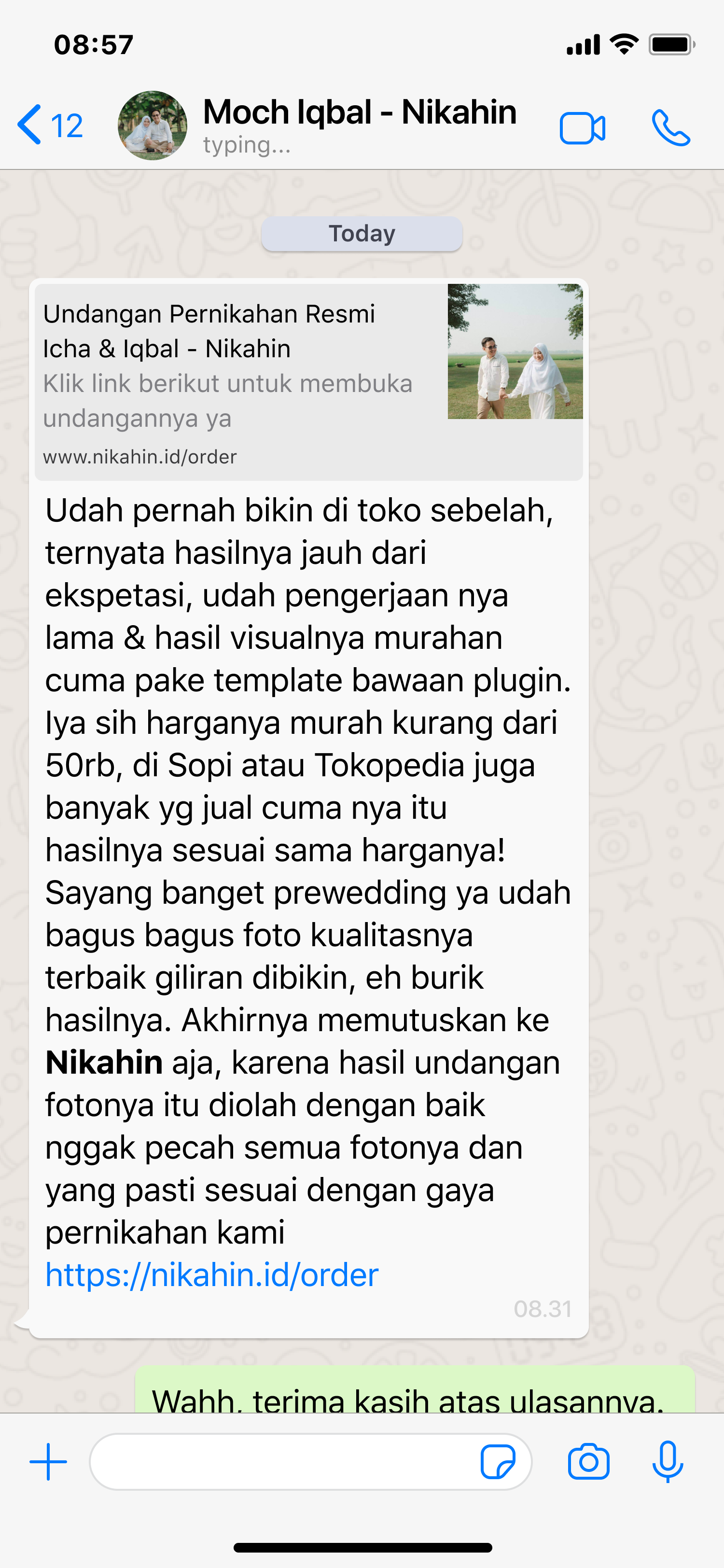 Moch Iqbal - Nikahin